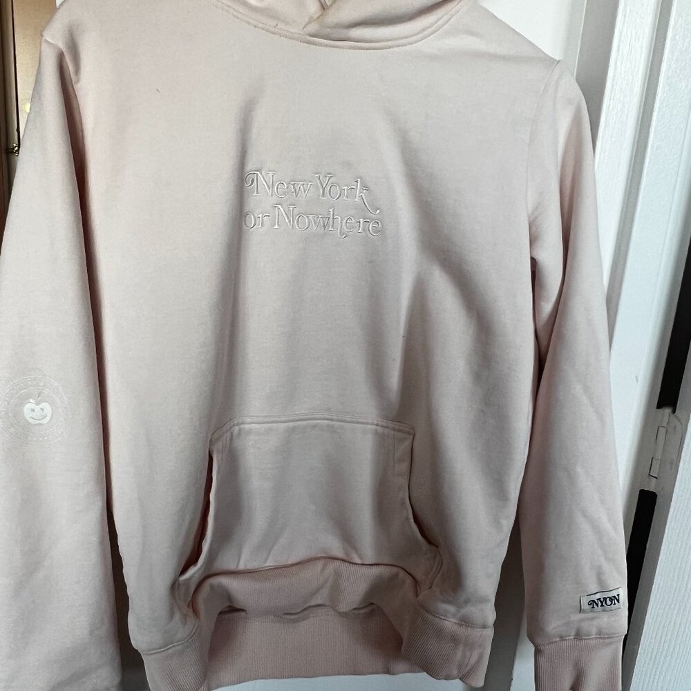 New York or Nowhere Hoodie Light Pink - XS